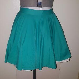 Black Milk Matte Jade Cheerleader Skirt L